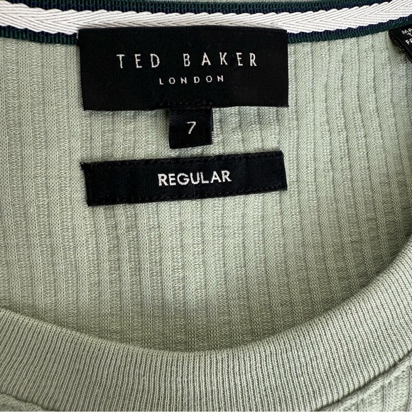 Ted Baker London Ribbed Tee Relaxed Fit T-Shirt Size 7 US XXXL - Picture 10 of 12